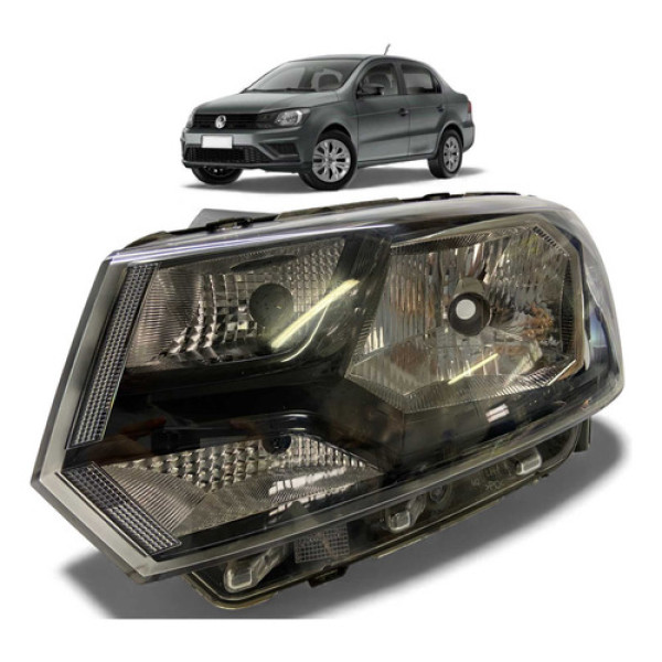 Farol Volkswagen Gol Voyage Saveiro G8 Esquerdo 2018 A 2022 Esquerdo/motorista
