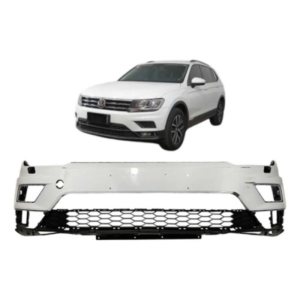 Parachoque Dianteiro Volkswagen Tiguan 2018 A 2021 Original Branco
