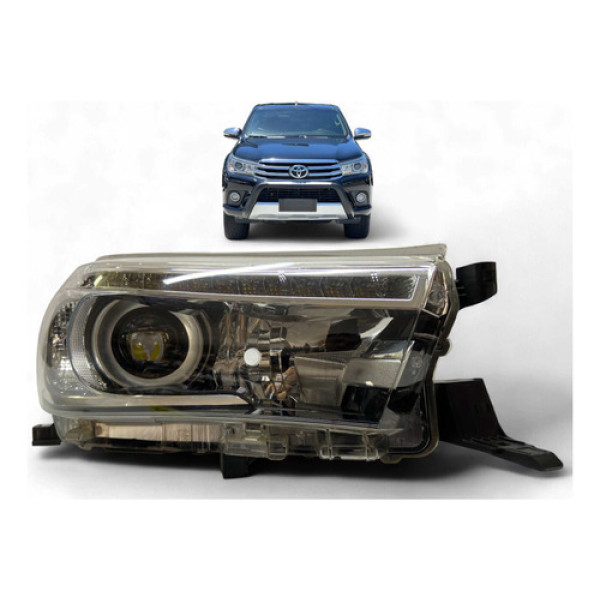 Farol Toyota Hilux Srv Led Xenon Direito 2016 A 2020 Origin Direito/passageiro