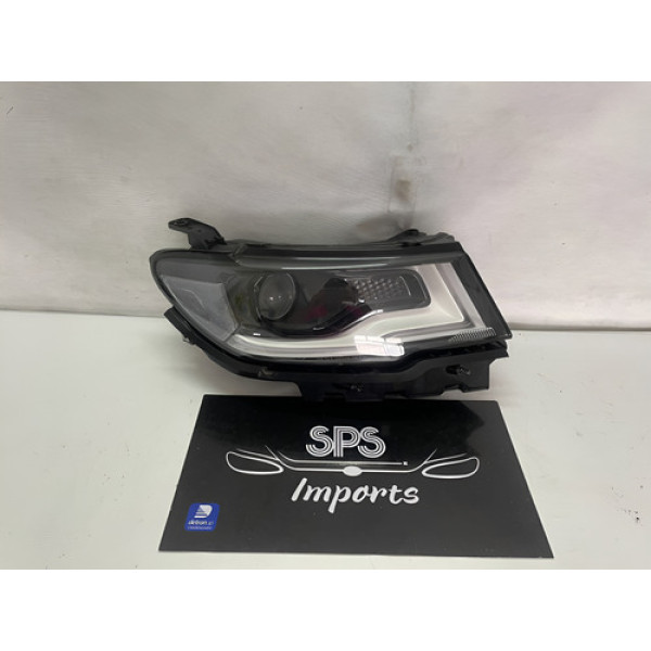 Farol Direito Da Jeep Compass Led Xenon 2016 A 2019 Completo Direito