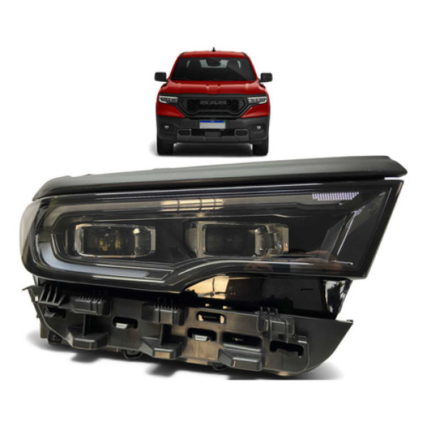 Farol Dodge Ram Rampage Direito 2023 2024 2025 Original Direito/passageiro