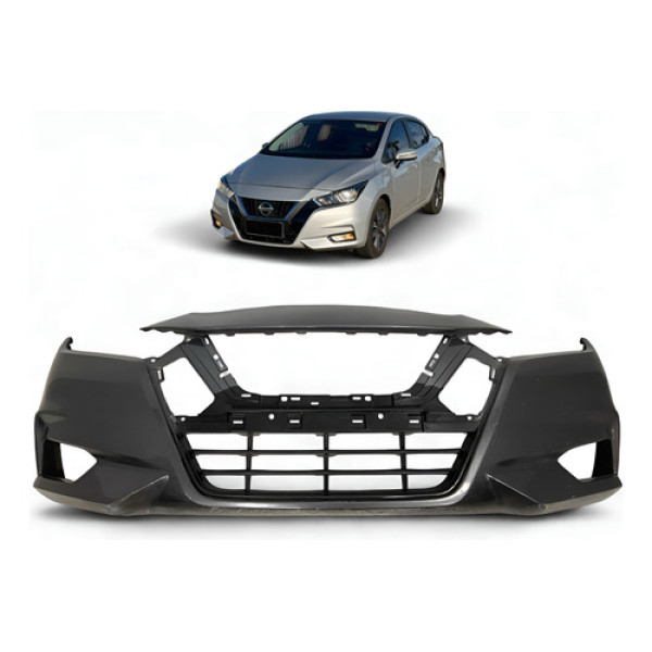 Parachoque Dianteiro Nissan Versa 2021 2022 2023 Original Cinza