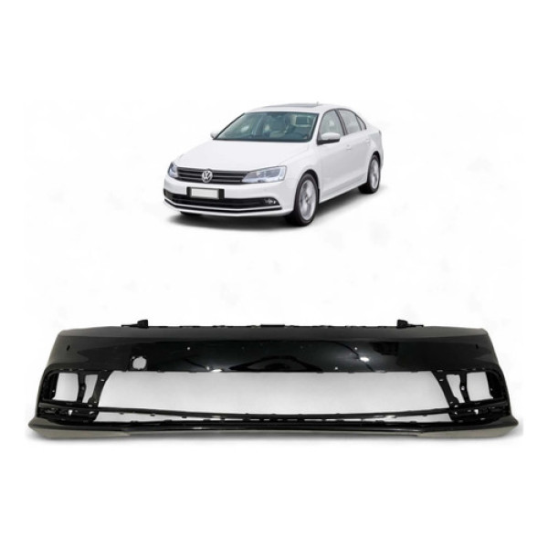 Parachoque Dianteiro Volkswagen Jetta 2015 A 2018 Original Preto