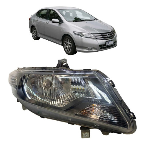 Farol Direito Honda City 2009 A 2013 Original Direito/passageiro