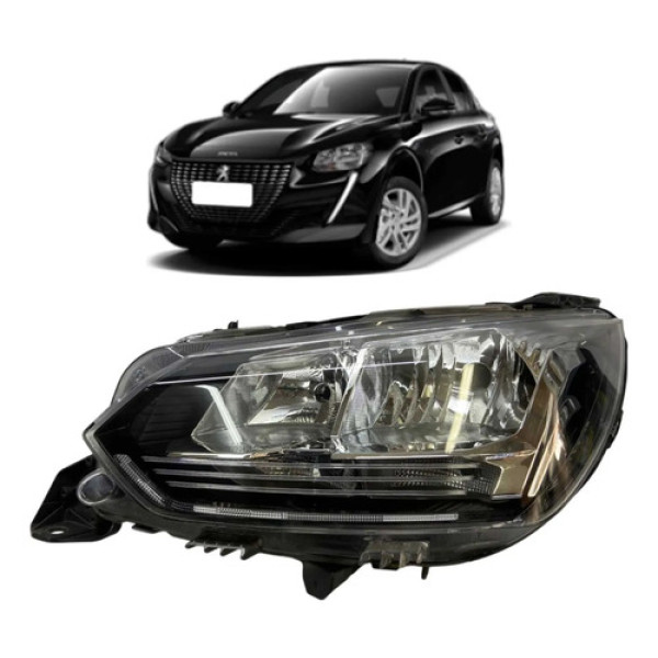 Farol Esquerdo Peugeot 208 Simples 2021 2022 2023 Original Esquerdo/motorista