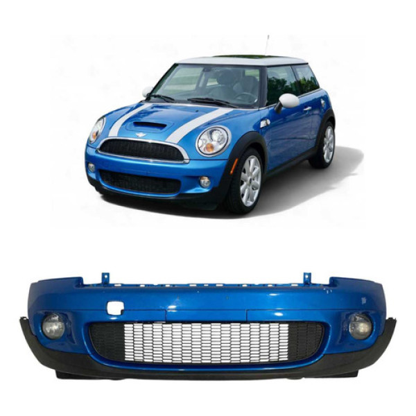 Parachoque Dianteiro Mini Cooper S 2005 A 2008 Original Azul