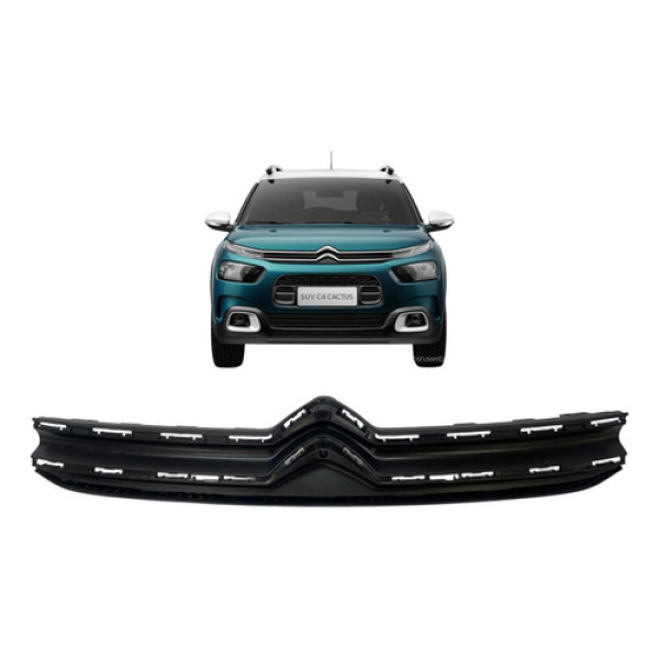 Grade Superior Citroen C4 Cactus 2018 A 2024 Original Preto Fosco