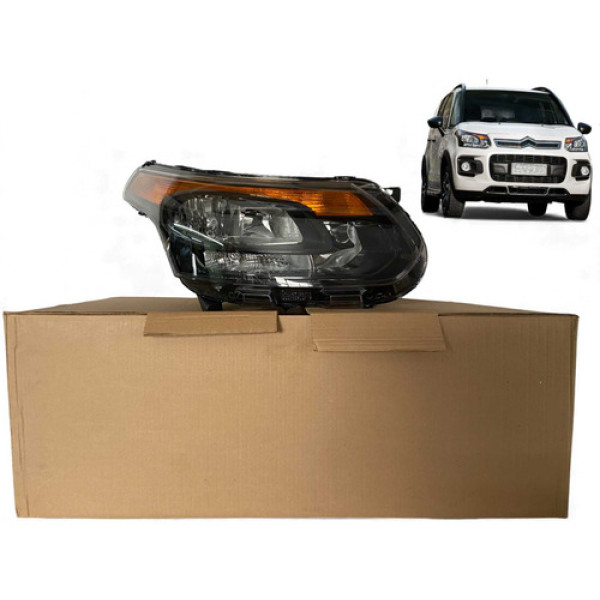 Farol Citroen C3 Picasso Aircross Fume Direito 2013 A 2016 Direito/passageiro