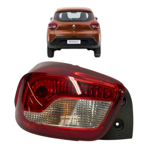 Lanterna Traseira Esquerda Renault Kwid 2018 A 2023 Original Esquerdo/motorista Vermelho