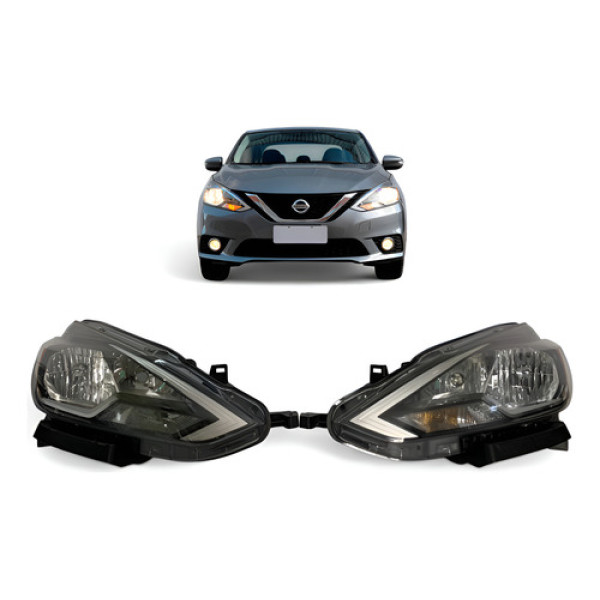 Farol Nissan Sentra Esquerdo 2017 2018 2019 2020 Original Esquerdo