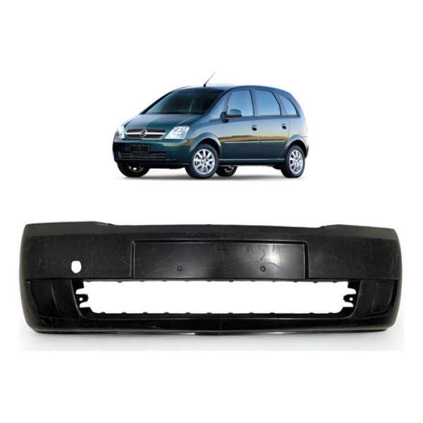Parachoque Dianteiro Chevrolet Meriva 2002 A 2012 Original Preto