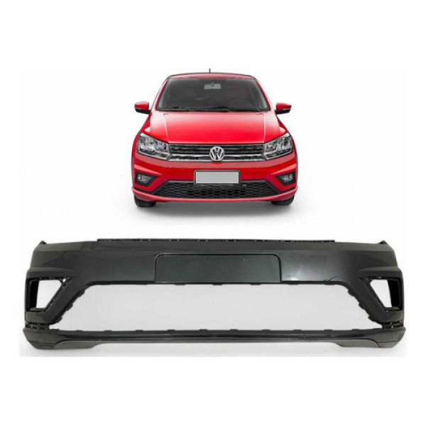 Parachoque Dianteiro Volkswagen Gol Voyage G7 G8 2017 A 2022 Cinza
