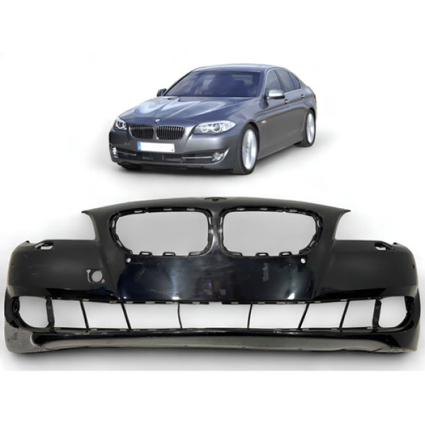 Parachoque Dianteiro Bmw Serie 5 2008 A 2013 Original Preto