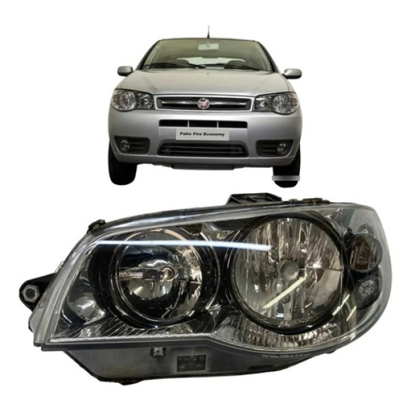 Farol Esquerdo Fiat Palio Siena Strada Zoião 2004 A 2017 Ori Esquerdo/motorista