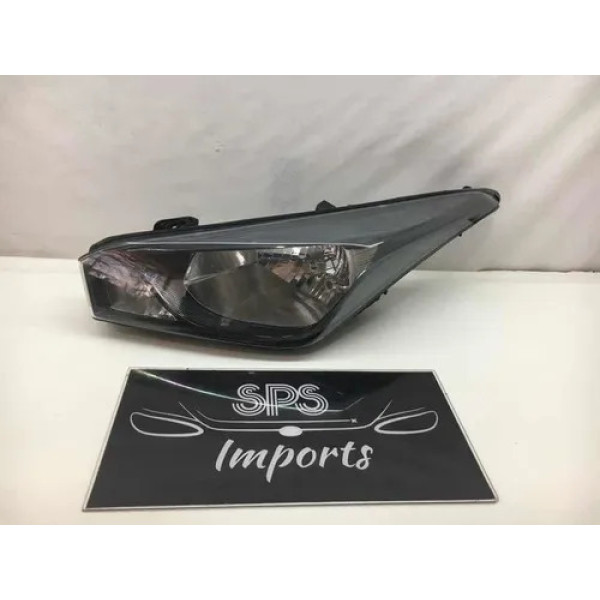 Farol Esquerdo Hyundai Hb20 Máscara Negra 2012 A 2016 Origin Esquerdo
