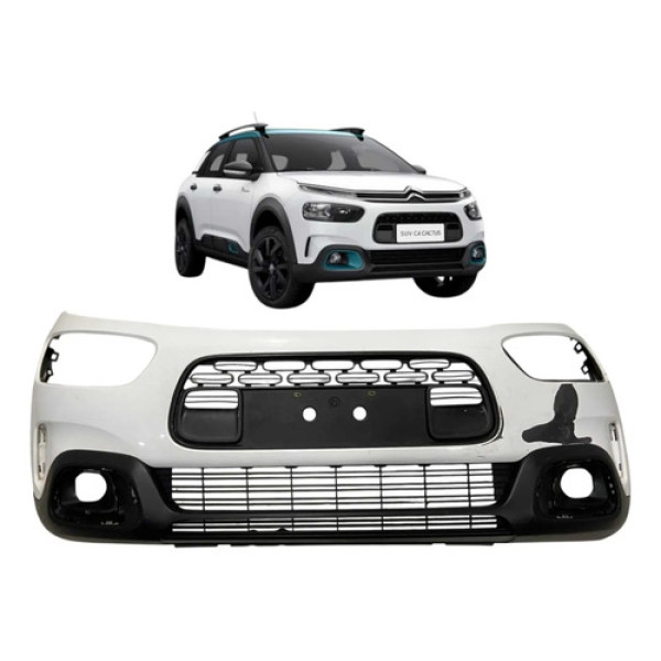 Parachoque Dianteiro Citroen C4 Cactus 2018 A 2024 Original Branco