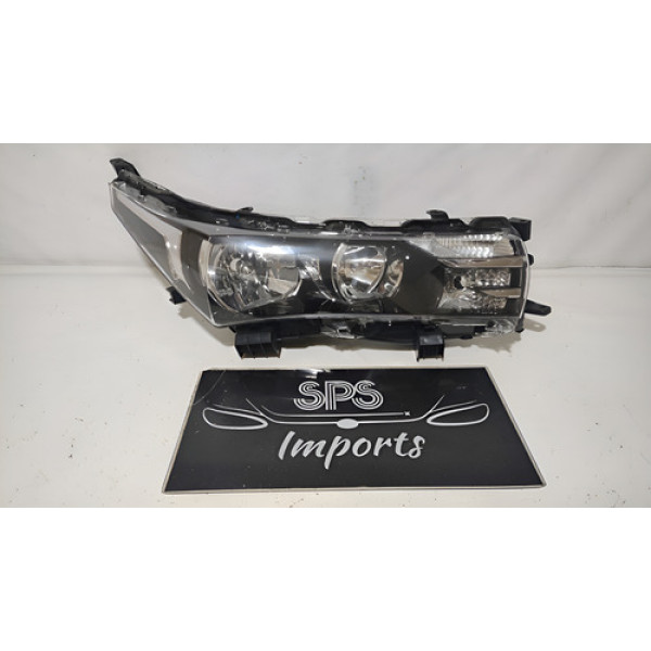 Farol Direito Toyota Corolla S/ Led 2014 A 2017 Original