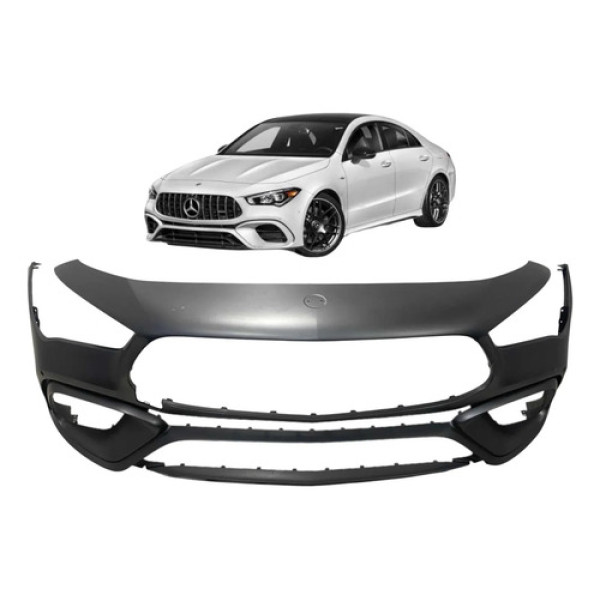 Parachoque Dianteiro Mercedes Cla 45 Cla 250 Amg 2020 A 2023 Preto