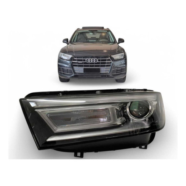 Farol Audi Q5 Esquerdo 2018 2019 2020 Original