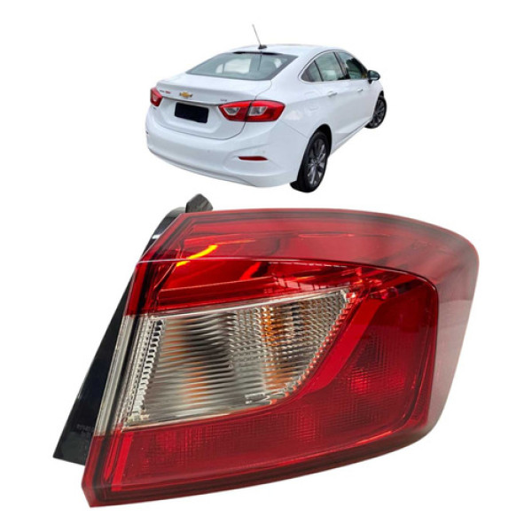 Lanterna Traseira Direita Chevrolet Cruze Sedan 2017 A 2022 Direito/passageiro Vermelho