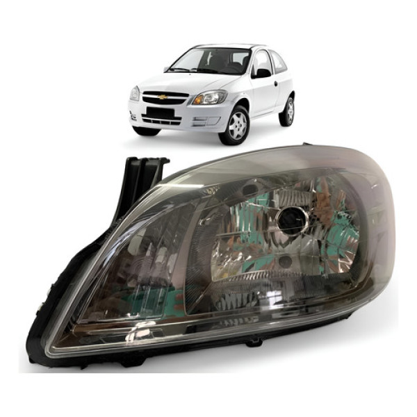 Farol Chevrolet Celta Prisma Cromomix Esquerdo 2007 A 2014 Esquerdo/motorista