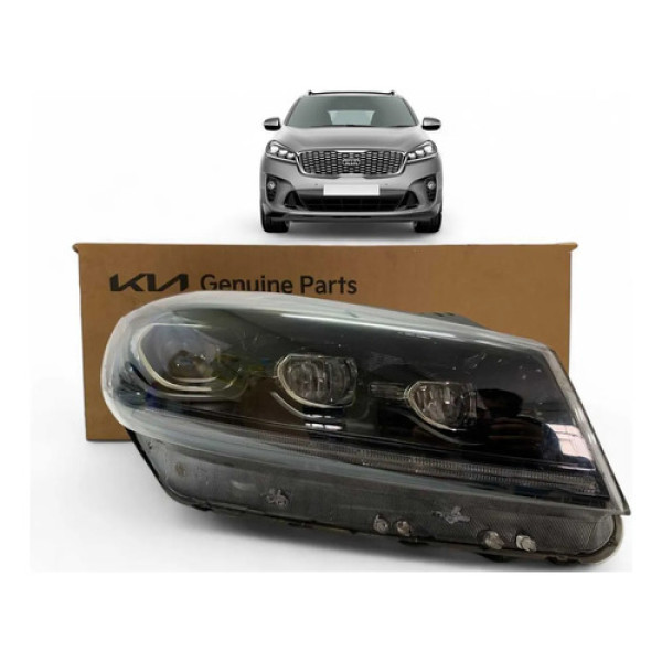 Farol Kia Sorento Full Led Direito 2017 A 2021 Original Direito/passageiro