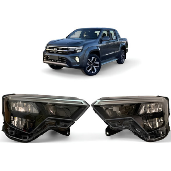 Farol Volkswagen Amarok Full Led Direito 2024 2025 Original Direito/passageiro