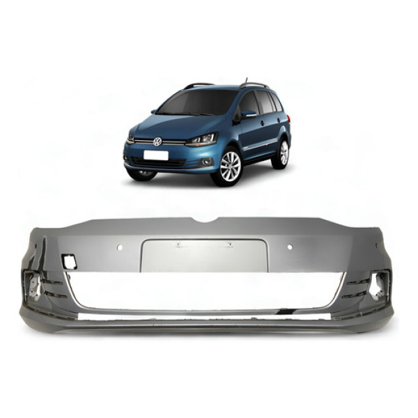 Parachoque Dianteiro Volkswagen Fox 2015 A 2019 Original - Prata