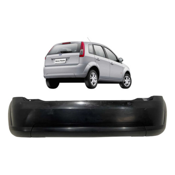 Parachoque Traseiro Ford Fiesta Hatch 2008 A 2014 Original