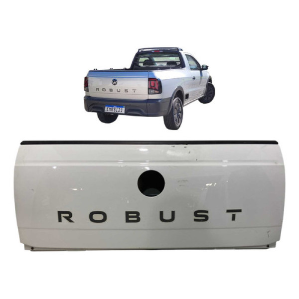 Tampa Traseira Vw Saveiro Robust G7 G8 2017 A 2025 Original Branco