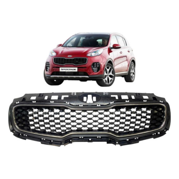 Grade Superior Kia Sportage Lx 2017 2018 2019 Original Preto Brilhante