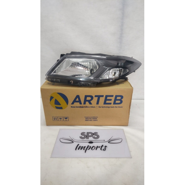 Farol Esquerdo Chevrolet Onix Fumê 2014 A 2019 Original