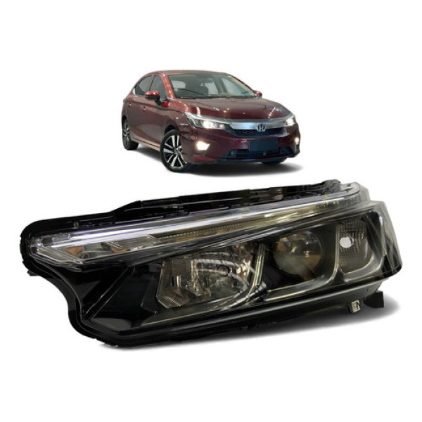 Farol Honda City Esquerdo 2022 2023 2024 Original Esquerdo/motorista
