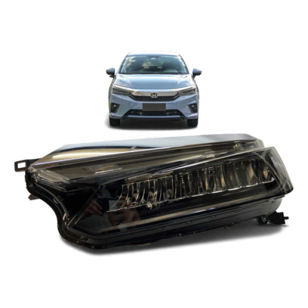 Farol Honda City Esquerdo Full Led 2022 2023 2024 Original Esquerdo/motorista
