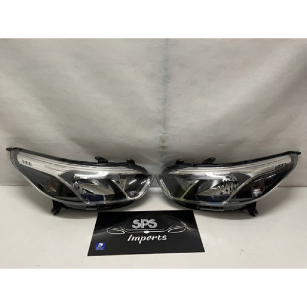 Farol Esquerdo Chevrolet Cobalt Cromado 2016 A 2020 Original