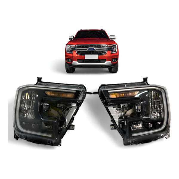 Farol Ford Ranger Limited Full Led Direito 2024 2025 Origin Direito/passageiro
