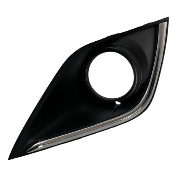 Moldura Milha Direito Mitsubishi Outlander 2016 A 2020 Orig Preto Direito