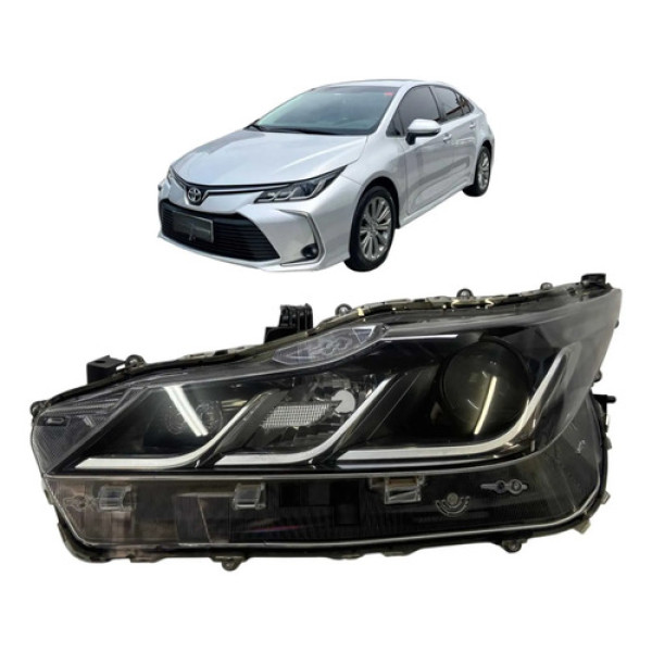 Farol Esquerdo Toyota Corolla 2020 A 2024 Original Esquerdo/motorista