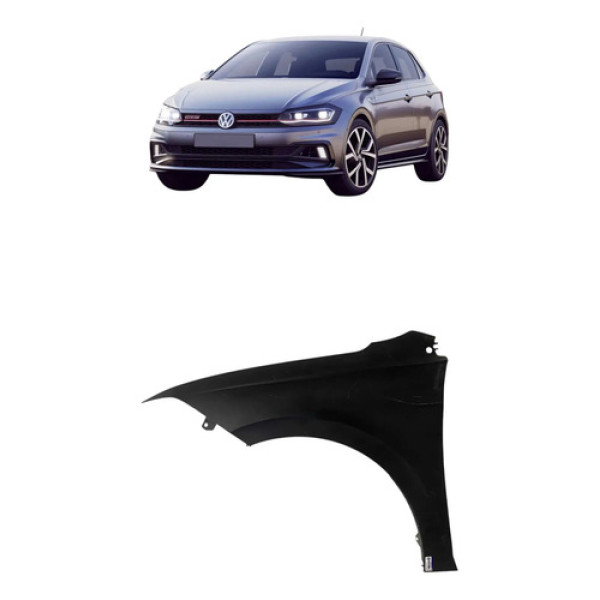 Paralama Volkswagen Polo Virtus Esquerdo 2018 A 2024 Origin