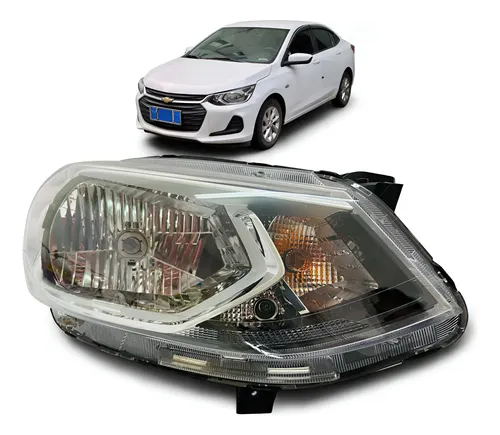 Farol Chevrolet Onix Simples Direito 2020 A 2025 Original Direito/passageiro