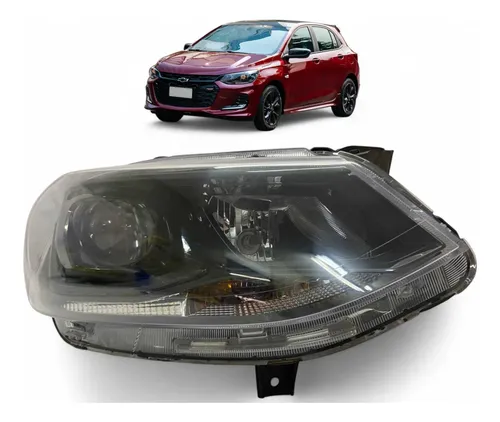 Farol Chevrolet Onix Fume Foco Duplo Gm Direito 2020 A 2024 Direito/passageiro