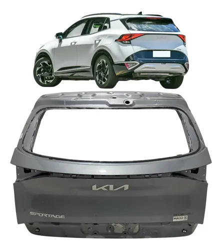 Tampa Traseira Kia Sportage 2023 2024 2025 Original Cinza