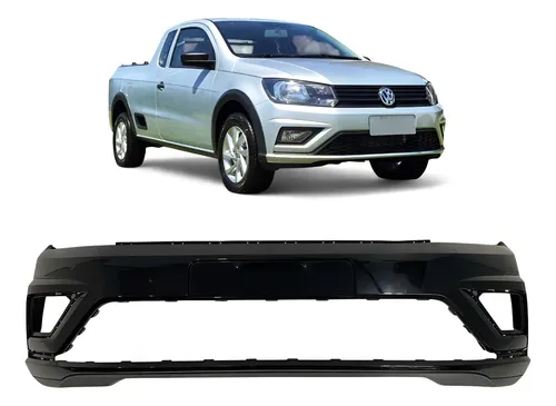 Parachoque Dianteiro Volkswagen Saveiro G7 G8 2017 A 2022  Preto