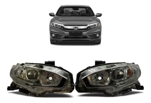 Farol Honda Civic G10 Direito 2017 2018 2019 2020 2021 Origi Direito/passageiro