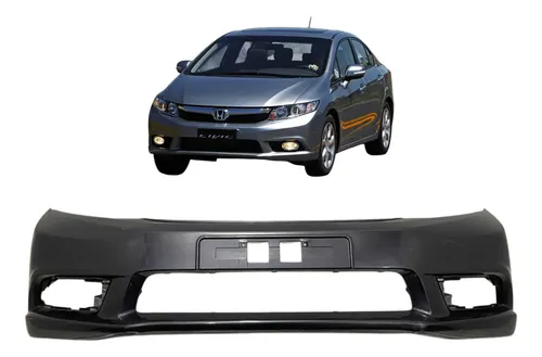 Parachoque Dianteiro Honda Civic 2012 A 2016 Original Cinza