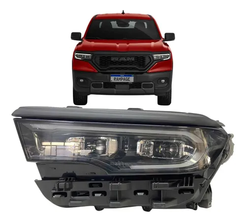 Farol Esquerdo Dodge Ram Rampage 2022 A 2025 Original Esquerdo/motorista