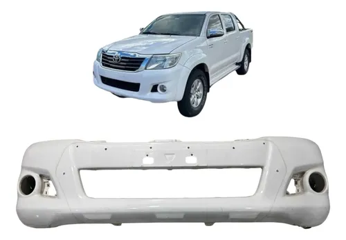 Parachoque Dianteiro Toyota Hilux Srv 2012 A 2015 Branco