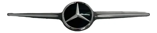 Grade Parachoque Mercedes A200 A250 2020 2021 2022 Original Cinza-escuro Cromado Brilhante