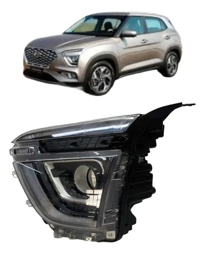 Farol Esquerdo Hyundai Creta 2021 A 2023 Original Esquerdo/motorista